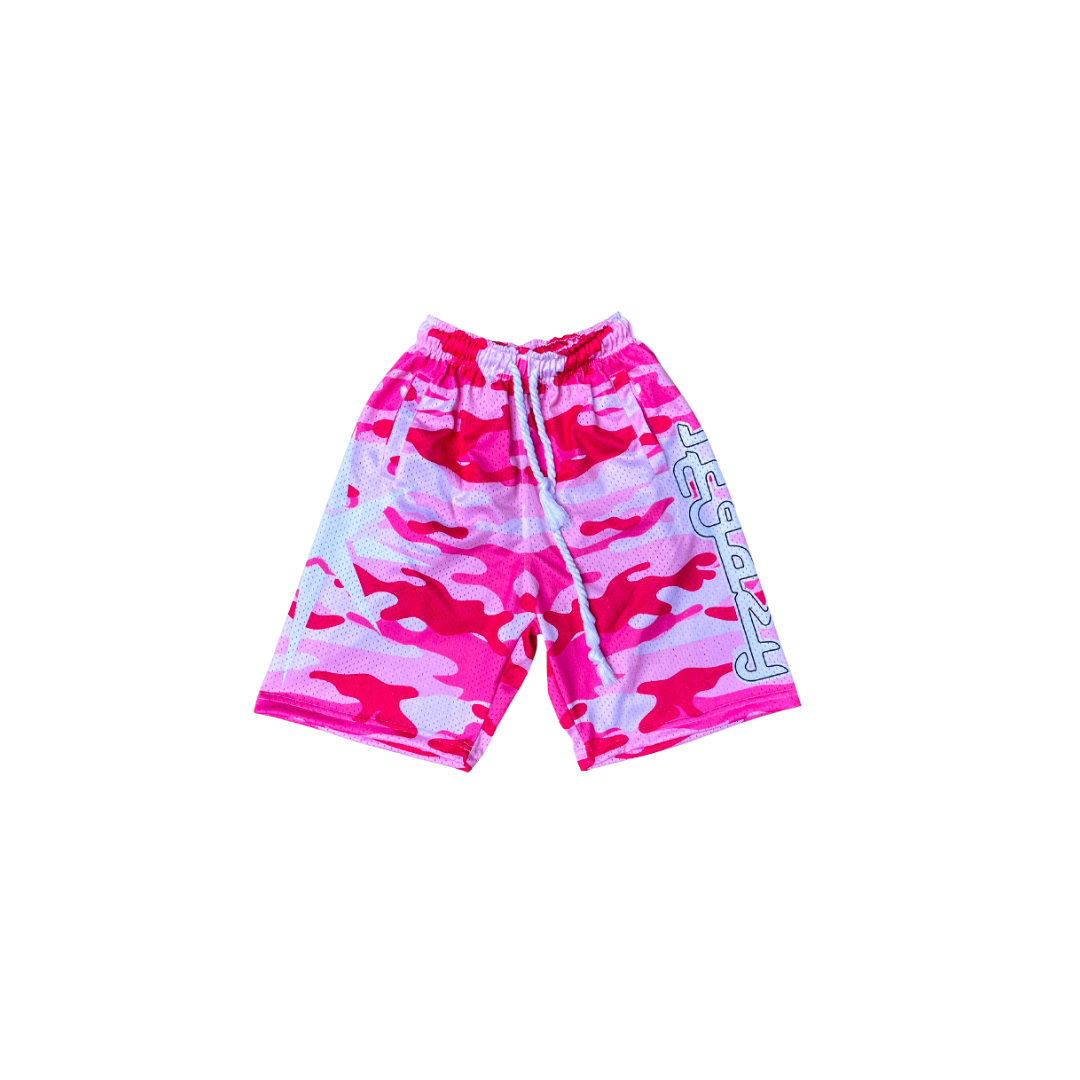 SHORT CAMO PINK