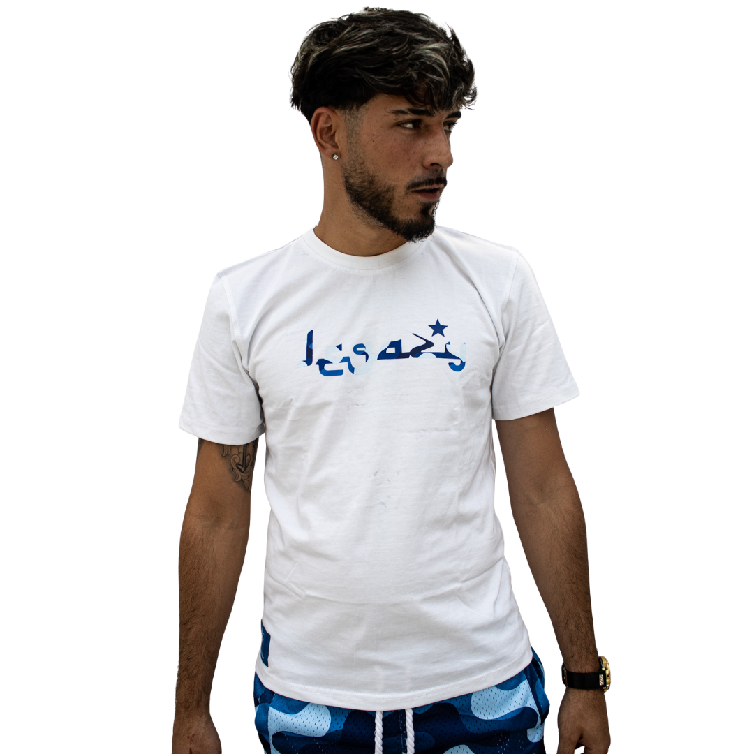 BLUE CAMMO TEE