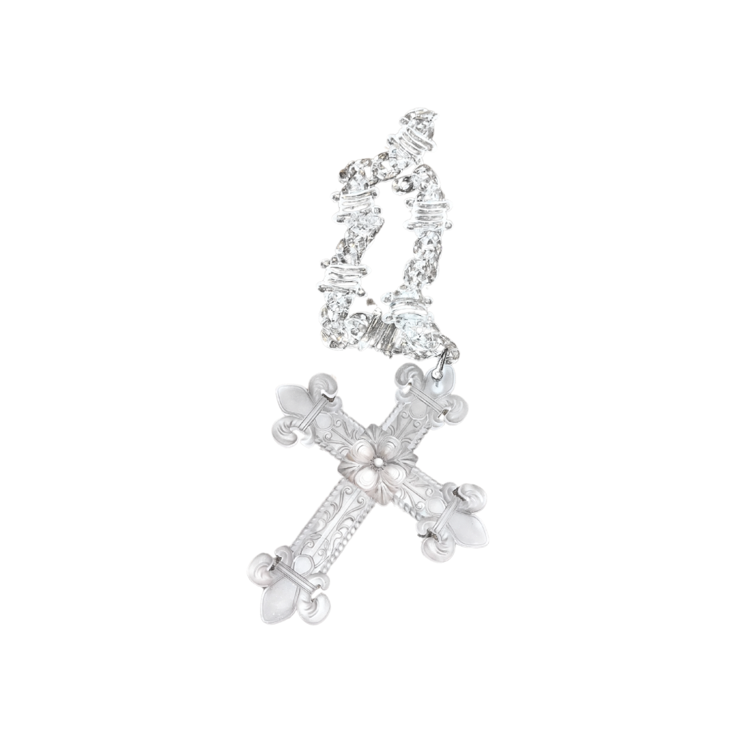 Cross glassy chain