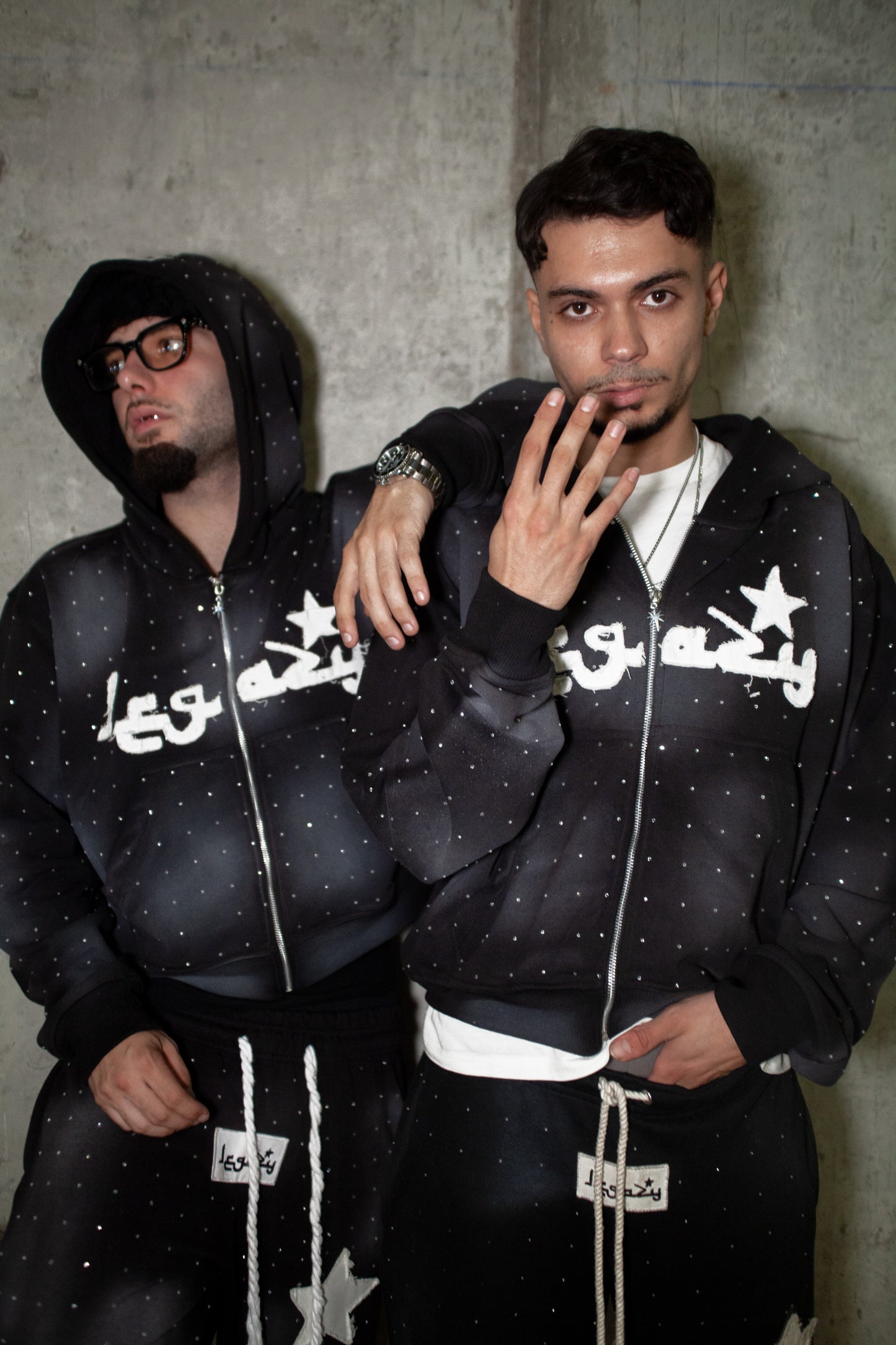 RHINESTONE TRACKSUIT