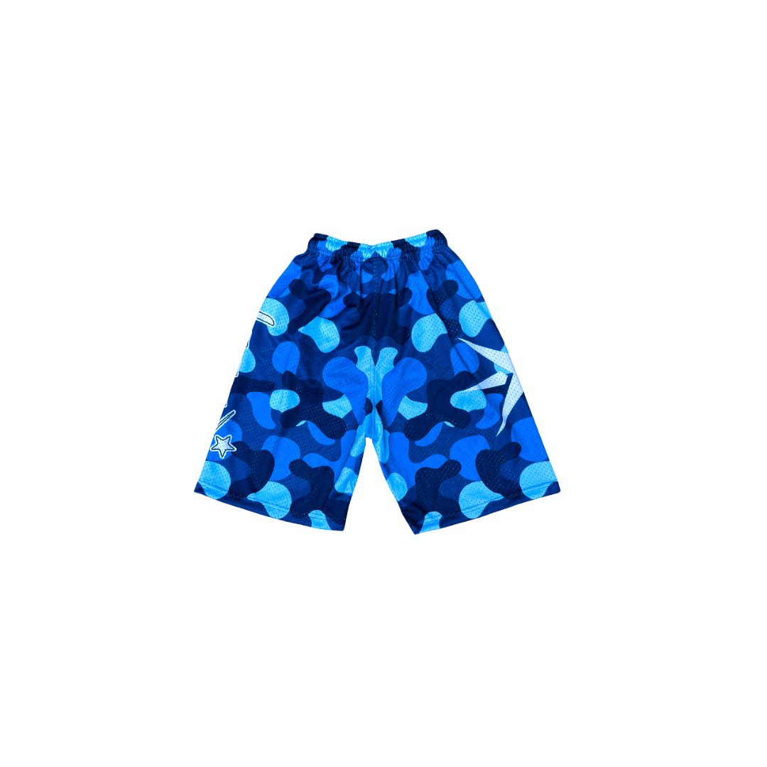 SHORT CAMO BLUE