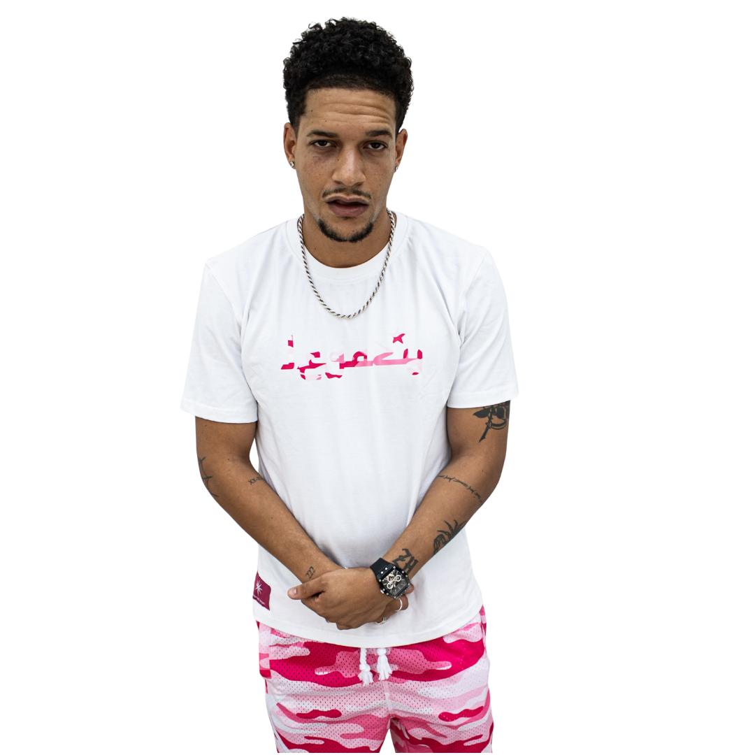 PINK CAMMO TEE