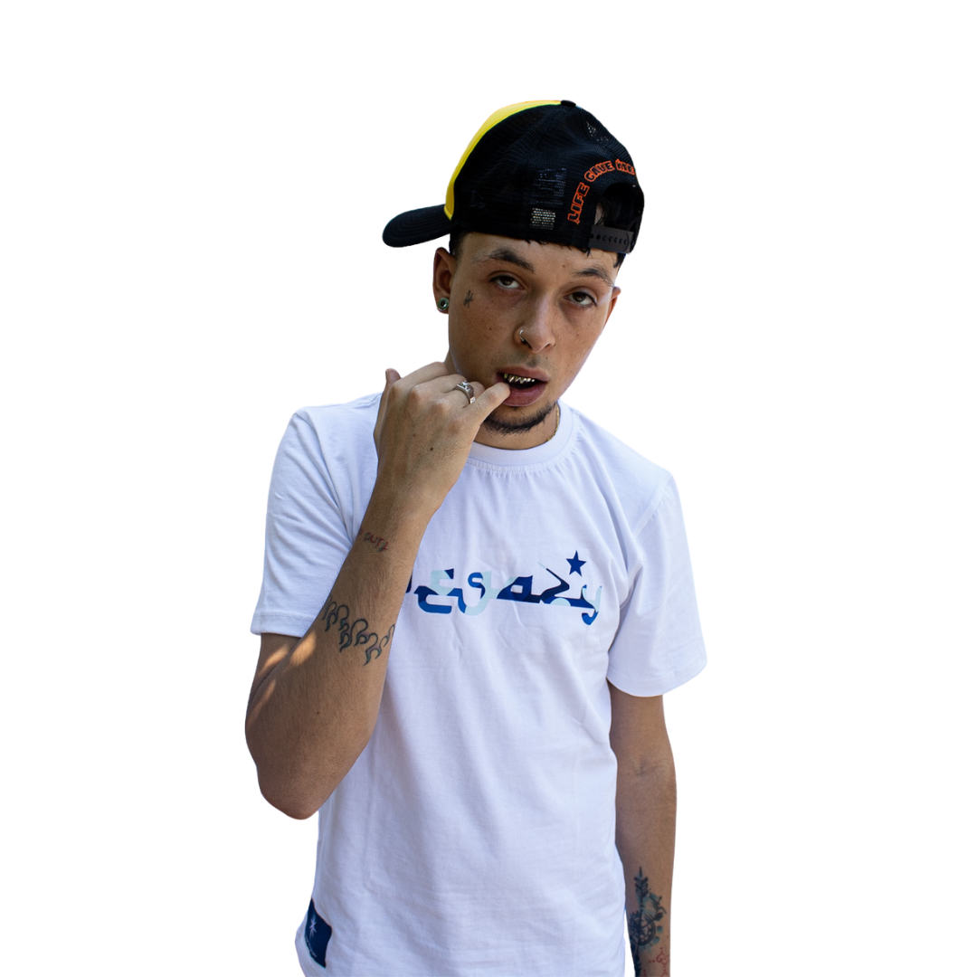 BLUE CAMMO TEE