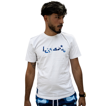 BLUE CAMMO TEE