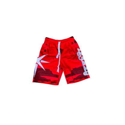 SHORT CAMO RED