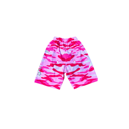 SHORT CAMO PINK
