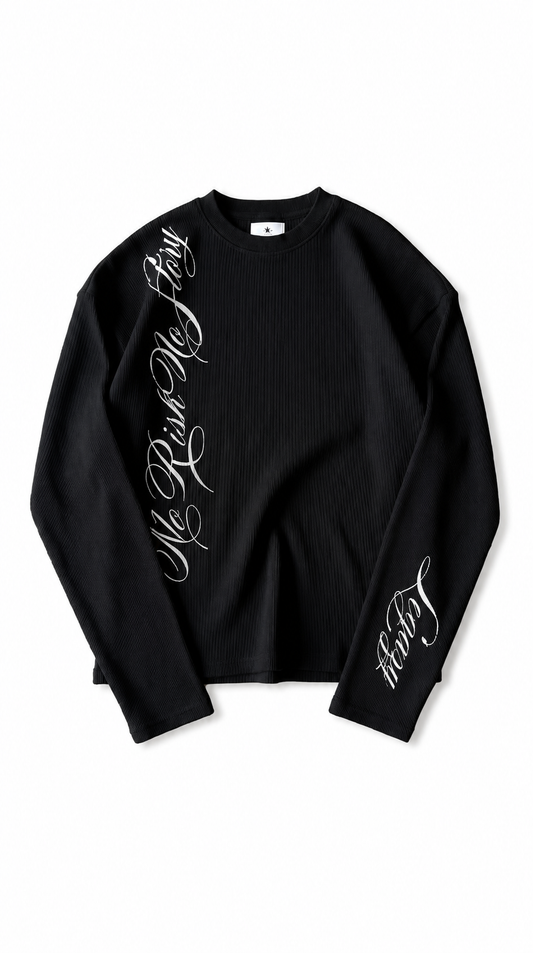 WAFFLE COTTON LONGSLEEVE
