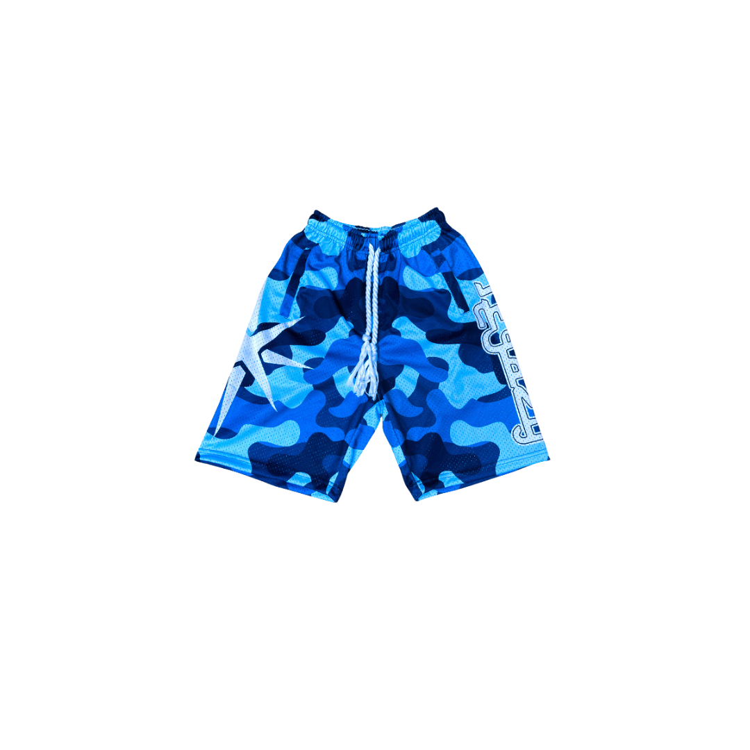 SHORT CAMO BLUE