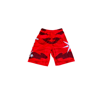 SHORT CAMO RED