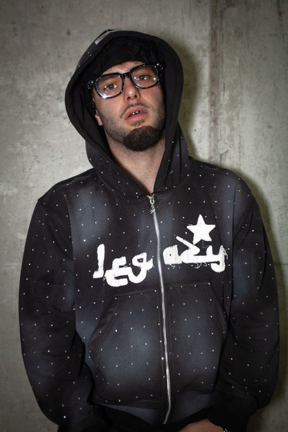 RHINESTONE HOODIE