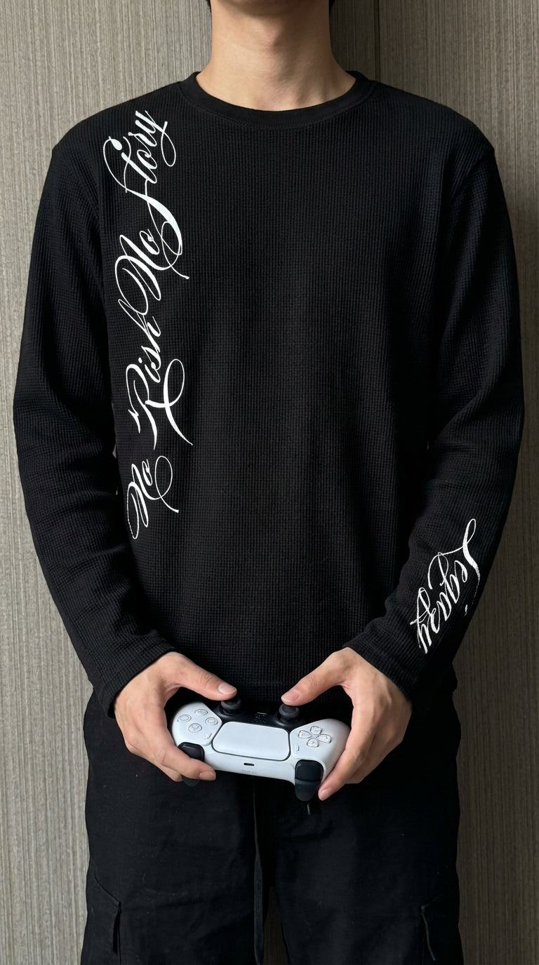 WAFFLE COTTON LONGSLEEVE