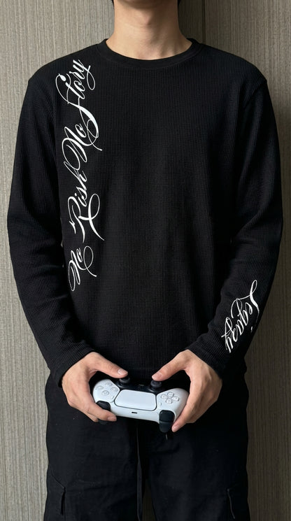 WAFFLE COTTON LONGSLEEVE